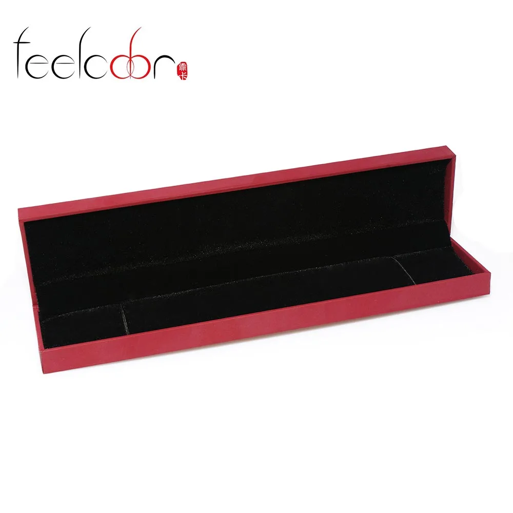 Красный цвет PU упаковка свадебный браслет ожерелье кулон Модные ювелирные