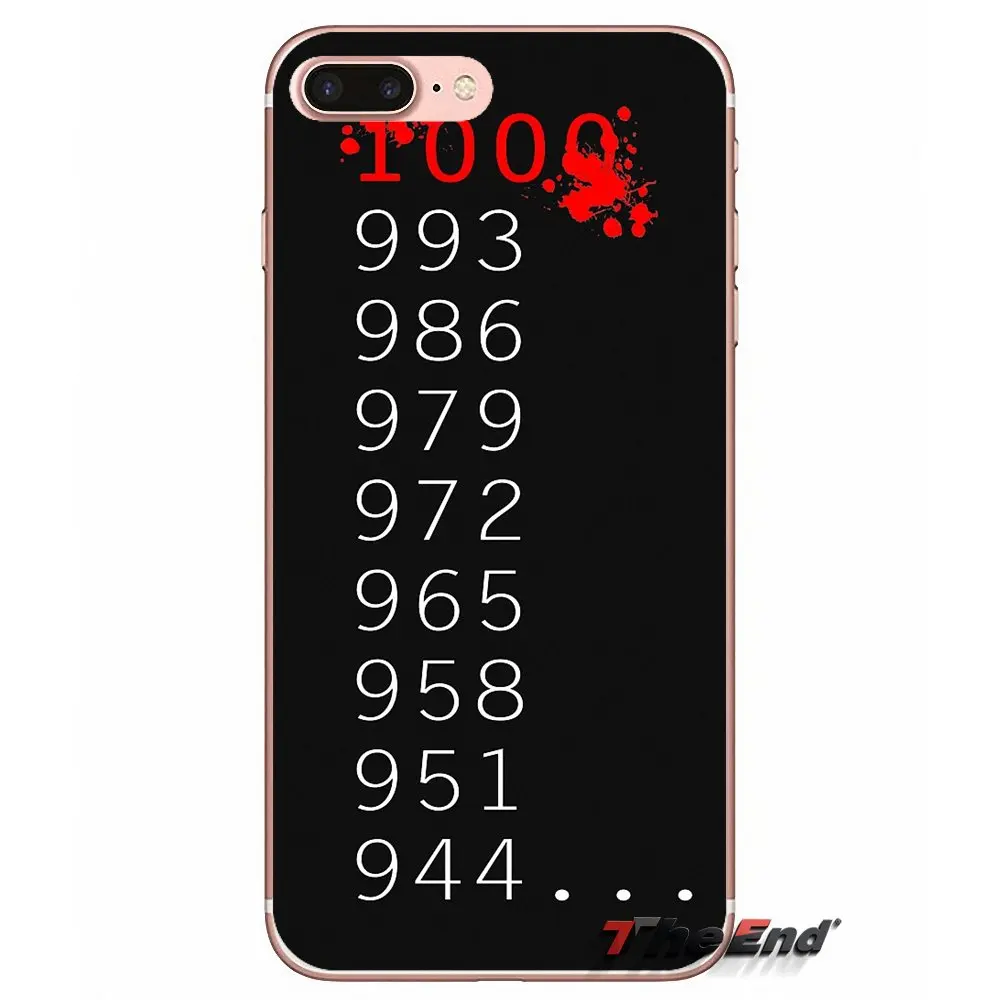 What's 1000 минус 7 tokyo ghoul Quote чехол для Samsung Galaxy S3 S4 S5 MINI S6 S7 edge S8 Plus Note 2 3 4 5 Grand Core Prime|case