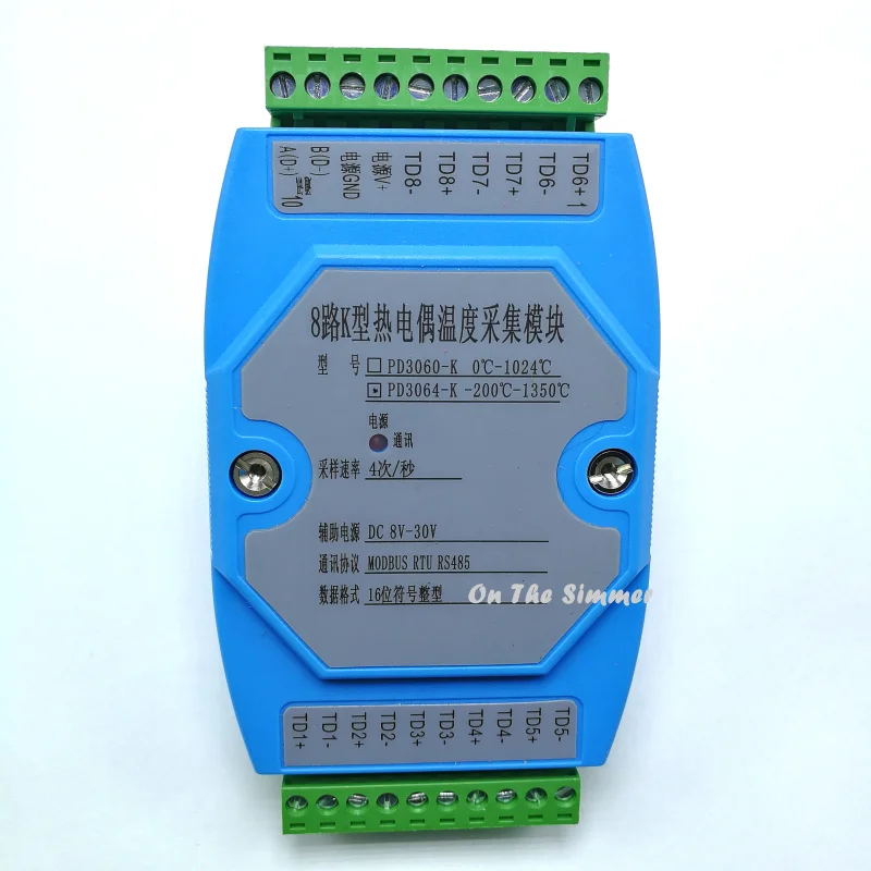 8 способ K модуль сбора термопары modbus rtu протокол 485