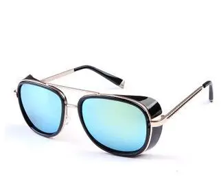 Солнцезащитные очки RunBird Matsuda в стиле панк для мужчин и женщин зеркальные