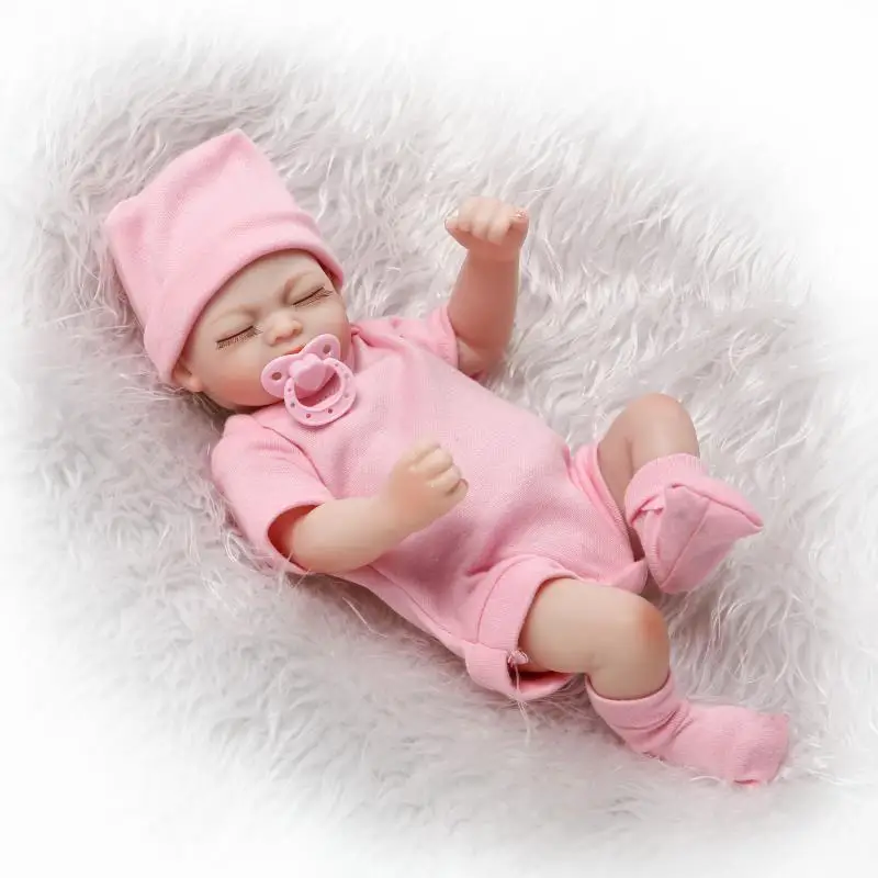NPKCOLLECTION новый дизайн миниатюрная Кукла reborn из винила с милым магнитом соска милые