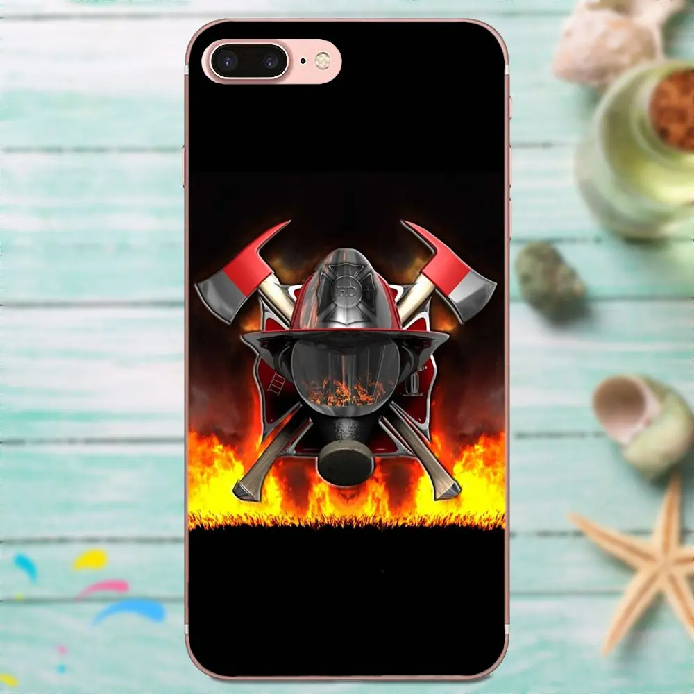 Пожарный отдел Fd Fire Logo TPU Live Love Phone для Apple iPhone 4 4S 5 5C 5S SE 6 6S 7 8 Plus X XS Max