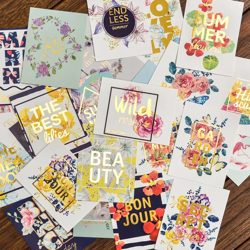 KSCRAFT 20Pcs Beauty Foil Pocket Paper Cards for Scrapbooking DIY Projects/Photo Album/Card Making Crafts | Дом и сад