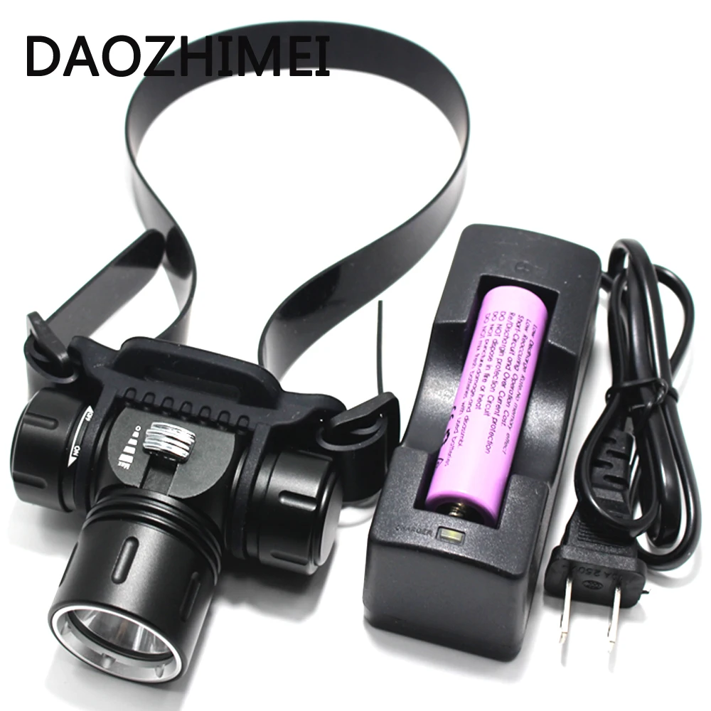 Головной Светодиодный фонарь для дайвинга 5000 лм XML L2|diving headlamp|diving headlightheadlamp torch |