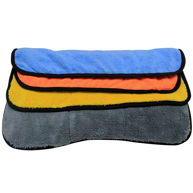 Уход за автомобилем 1 шт. 800gsm 45 см x 38 супер толстая плюшевая микрофибра ткань для