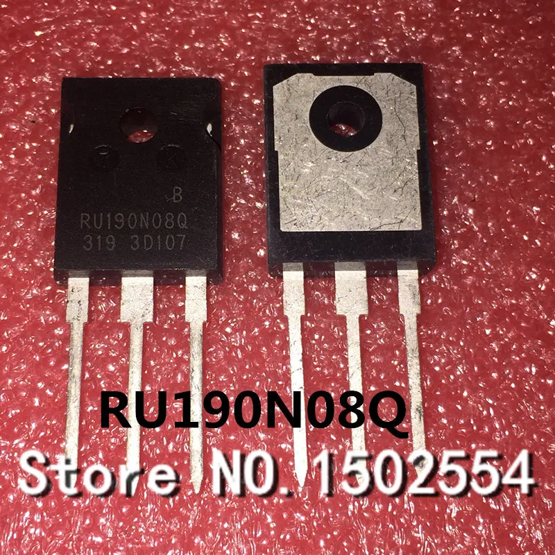 

2PCS/LOT New RU190N08Q TO-247 high-power field effect tube 80V190A spot