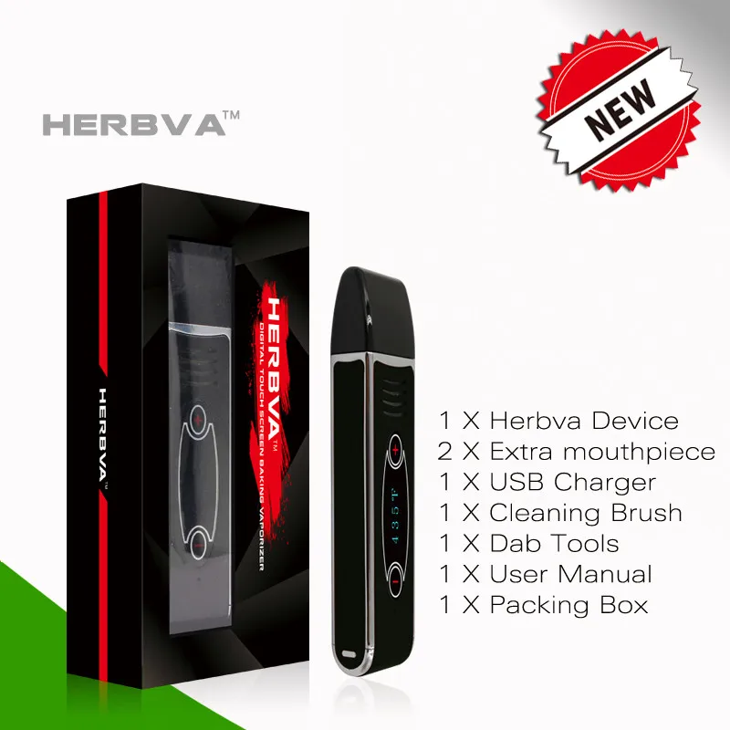 Original Aristech Nokiva e cigarette new dry herb vapor pen starter kit nokiva e cig vaporizer black mamba