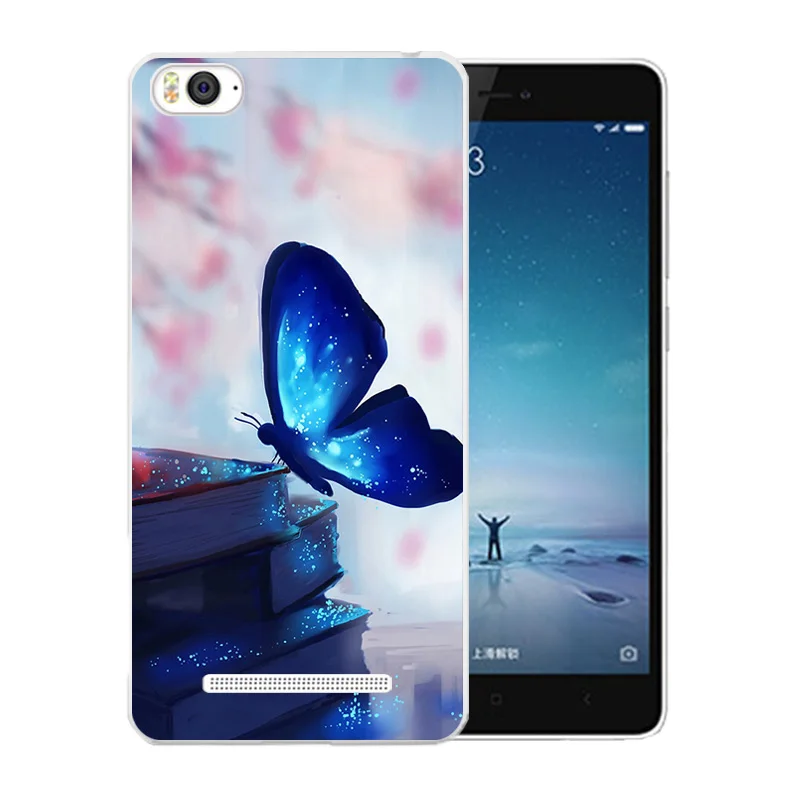 Для Xiaomi Mi 4i Mi4i Mi4C 4c чехол молния узор Обложка мягкая TPU для защитный силиконовый