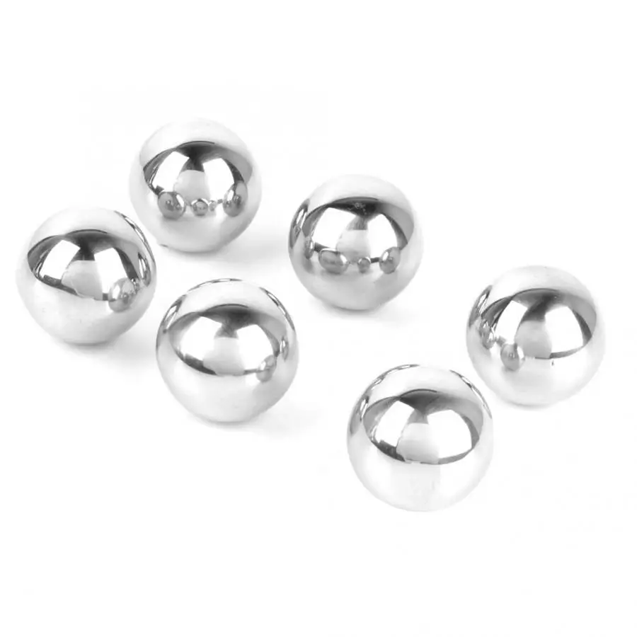 6 шт нержавеющая сталь домашний лед виски водка шарики из камня охладитель льда