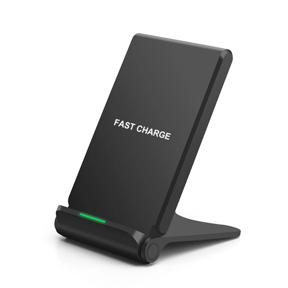 Black FDGAO 10 Вт Быстрое Qi Беспроводное зарядное устройство для iPhone 11X8 XS MAX XR samsung S10 S9 S8 Note 9 10 Быстрая зарядка Подставка держатель телефона - Тип штекера: Black