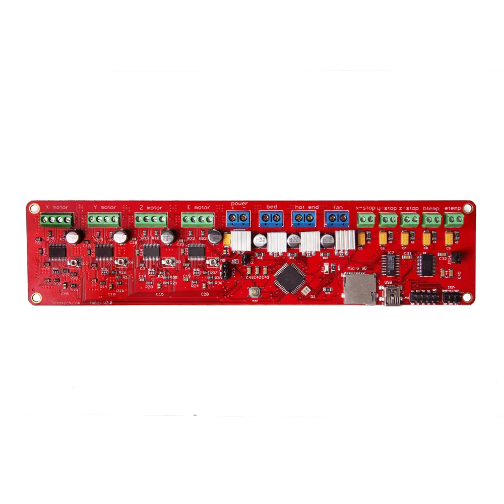 

Geeetech Reprap 3D Printer Control Board Melzi 2.0 ATMEGA1284p, FT232RL USB Interface 4*A4988 for Arduino Free Shipping