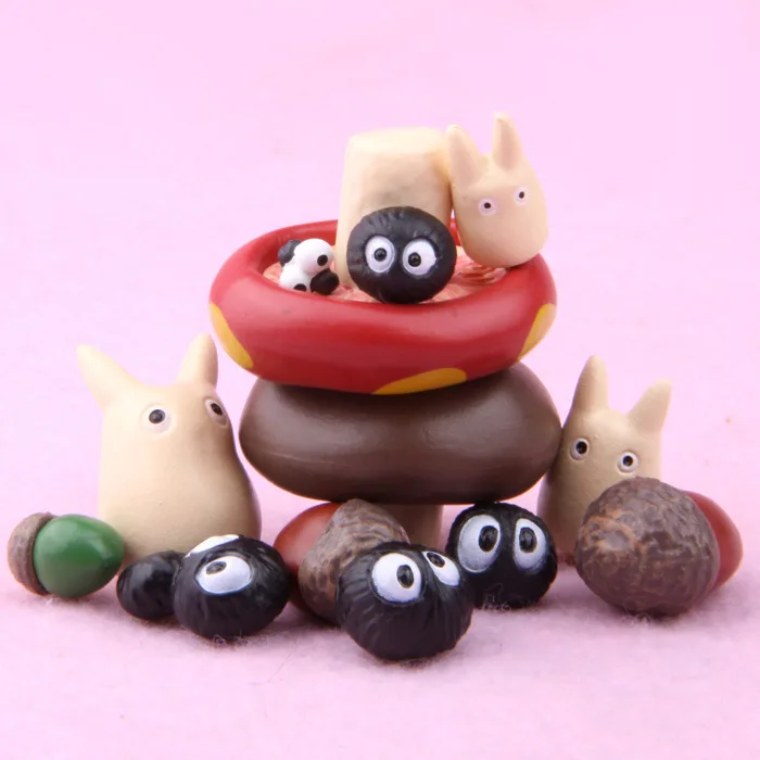 Kawaii мультфильм аниме игрушки для детей фигурки Куклы Детские куклы игровой дом DIY