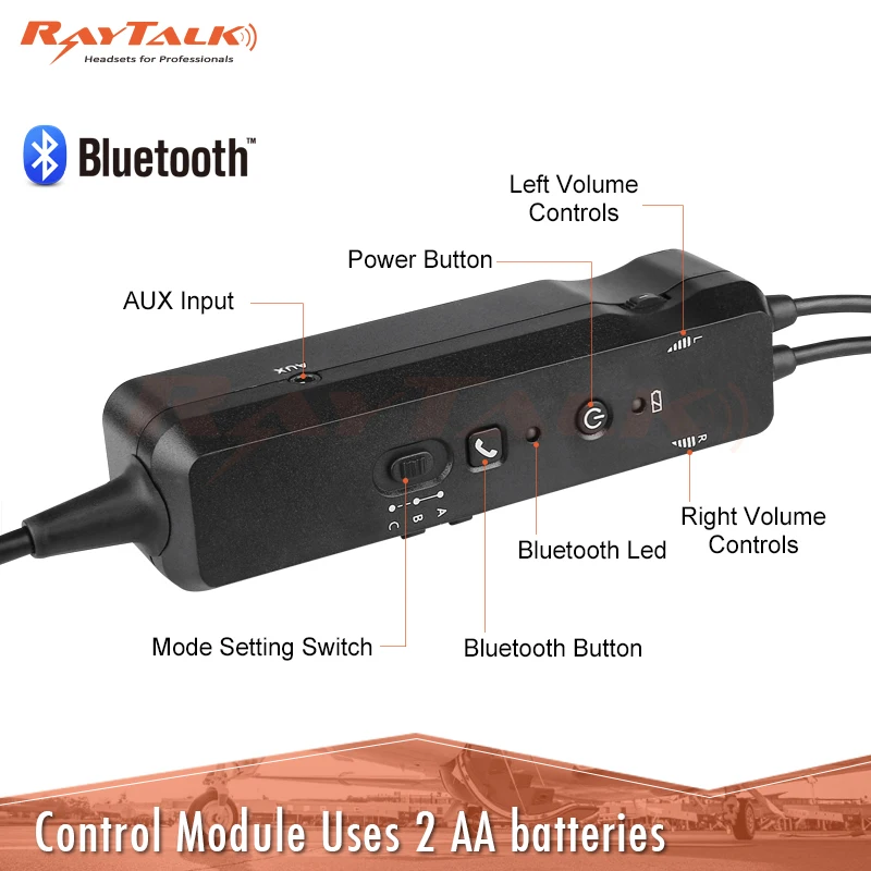 Гарнитура пилота ANR из углеродного волокна Bluetooth наушники активное