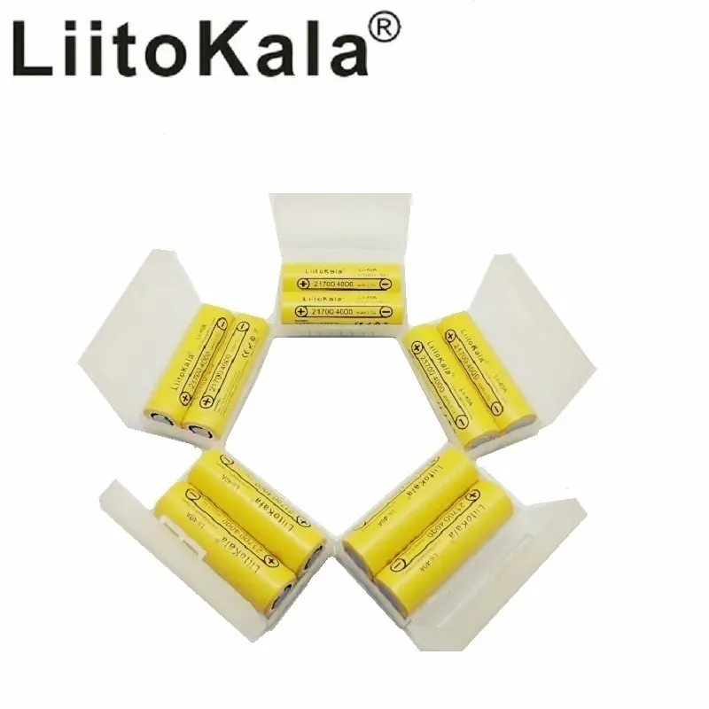 2 14andboxLiitokala литий ионный аккумулятор 21700 3 7 mAh 4000 V 15A power 5C|Перезаряжаемые батареи| |