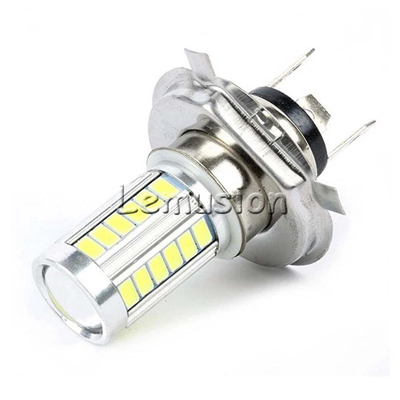 1X Белый высокой мощности 33 LED H4 SMD5630 дневной свет автомобиля светодиодные