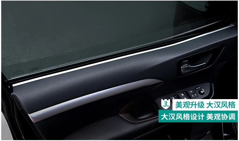 Облицовочные молдинги из нержавеющей стали для Toyota Highlander AA125