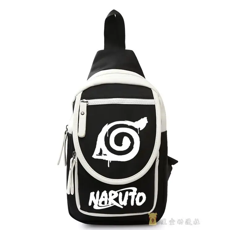 Японская мультяшная Наруто сумка на одно плечо Наклонная Сумка на плечо Uzumaki NARUTO Uchiha Sasuke нагрудная сумка