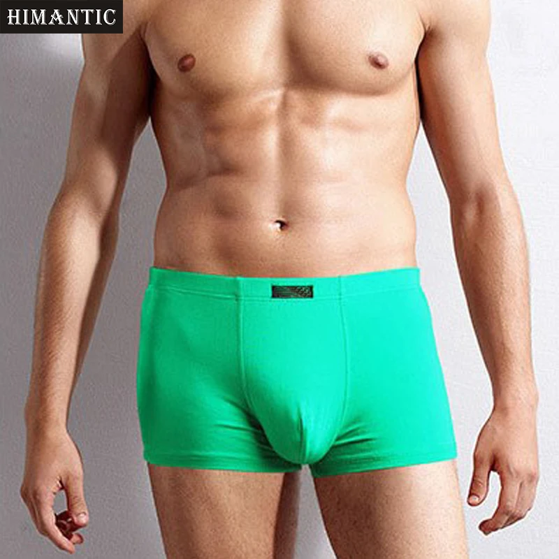 Новый Мужские трусы боксеры 2017 шорты для женщин Bamboo волокно одноцветное цвет