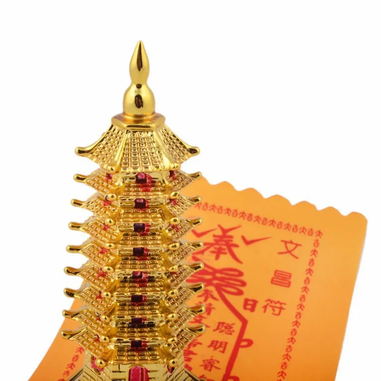 Фен шуй девяти уровневый амулет вен Чанг пагода Вэнь для образования H1025|amulet