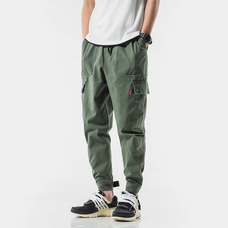 2018 New Product Leisure Time Trousers E-commerce Pocket Overalls Male Easy Feet Pants | Мужская одежда