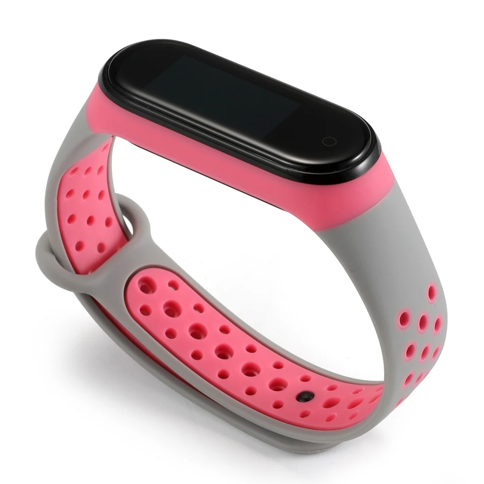 Браслет для xiaomi mi Band 3 4 спортивный ремешок часы силиконовый ремешок для xiaomi mi band 4 3 Correa браслет mi band 4 3 ремешок