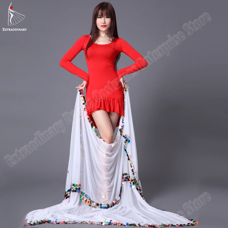 Женская Блестящая шаль для танца живота|Танец живота| |