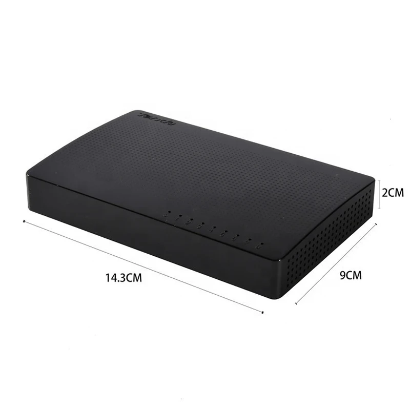 Tenda SG108 Ethernet переключатели 8-Порты гигабитный Порт настольный коммутатор 10/100/1000 Мбит/с RJ45 Порты и разъёмы SOHO коммутатор
