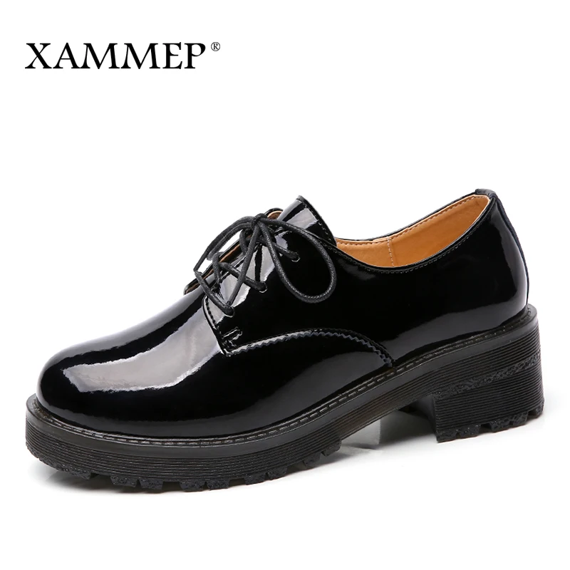 Женские туфли лодочки Xammep из спилка брендовая повседневная обувь с круглым