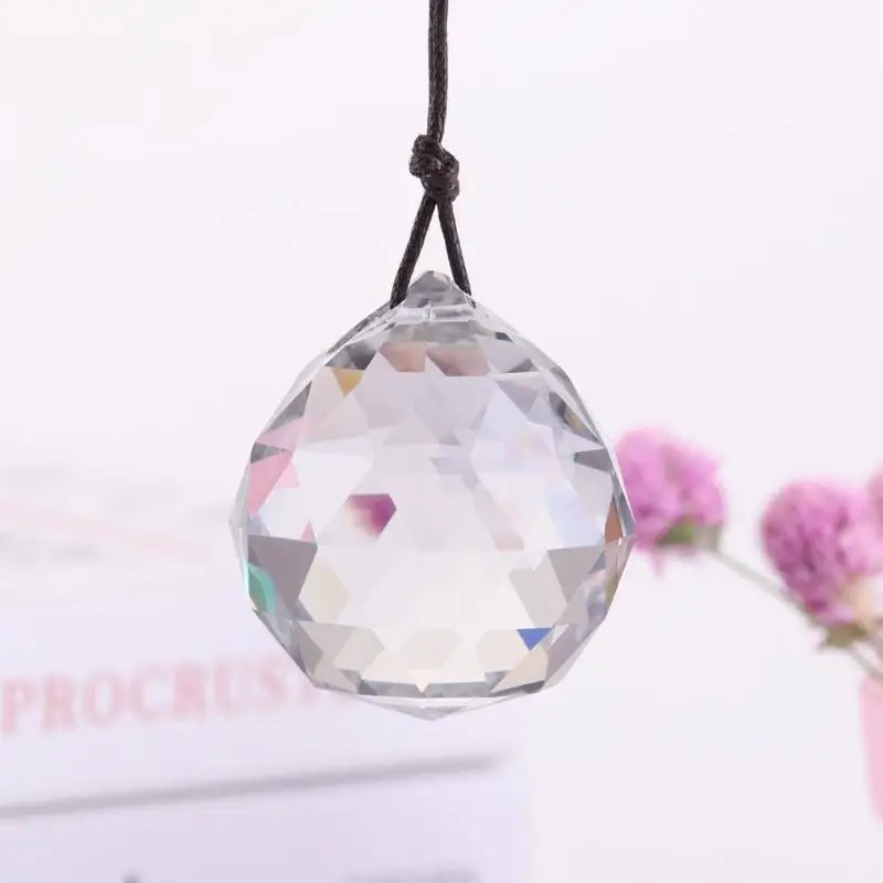 3 шт. хрустальный стеклянный шар кулон окно Suncatcher DIY призмы Люстра аксессуары части висячие украшения для дома Wediing