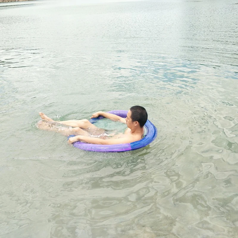 Складной водный шезлонг бассейн плавающий ряд гамак поплавки Круглый Пляжная