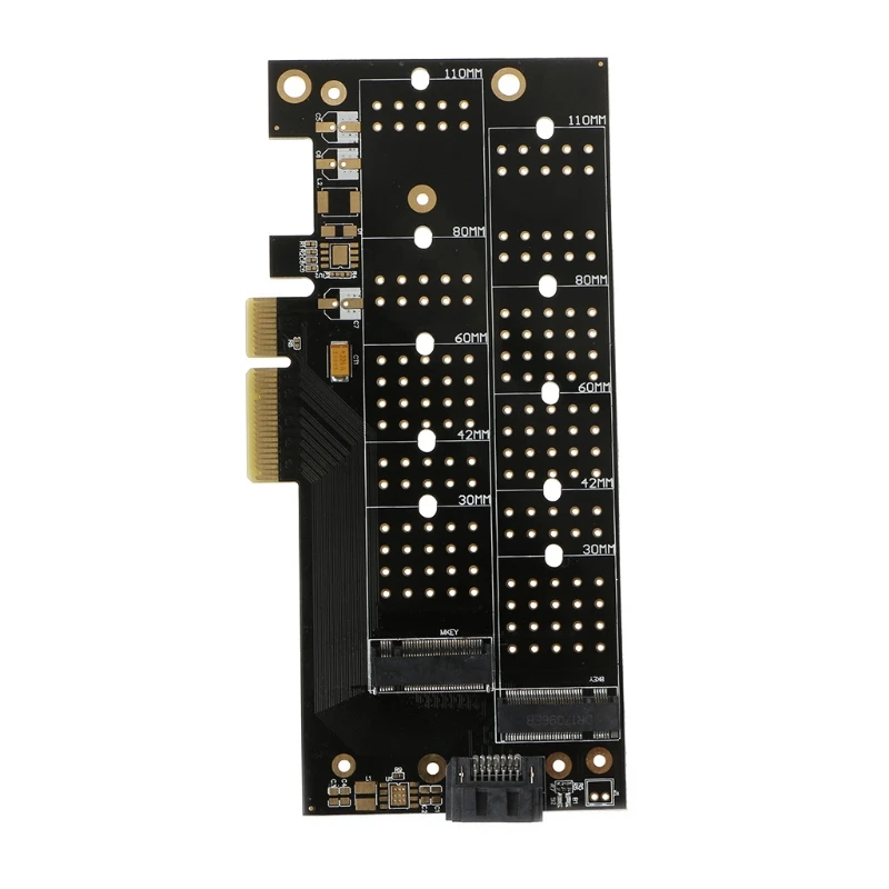 Настольный NGFF M.2 B + M ключ SSD для PCI Express E 4X адаптер карта высокое качество