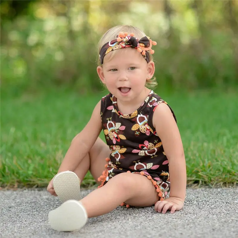 Боди без рукавов с бахромой и принтом пчелы 2 шт.|girls sleeveless bodysuits|baby girl bodysuitssleeveless baby