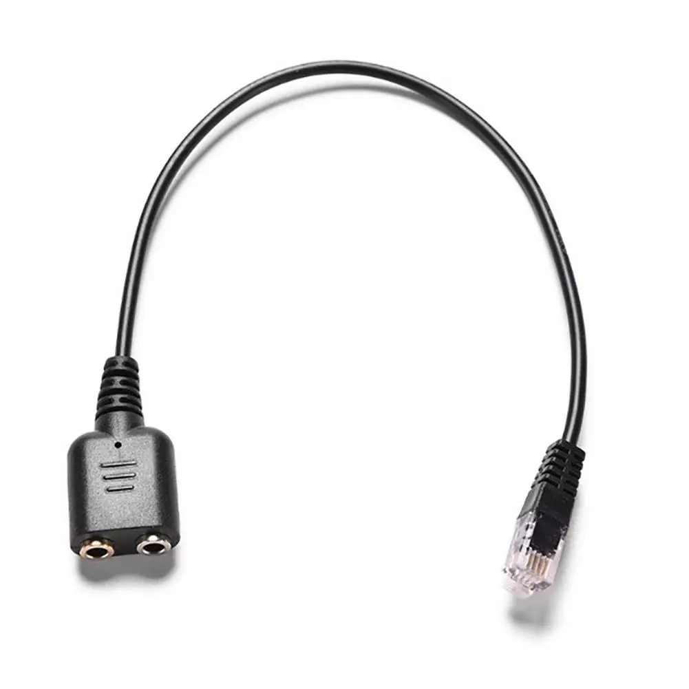 Двойной 3 5 мм смартфонов гарнитура для 4P4C RJ9 телефонный конвертер адаптер USB