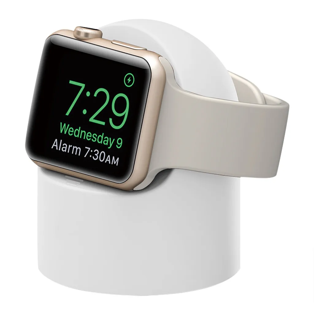 Роскошная подставка для Apple Watch,, кабель с отверстием для зарядки, алюминиевый кронштейн для iWatch, док-станция, подставка, держатель