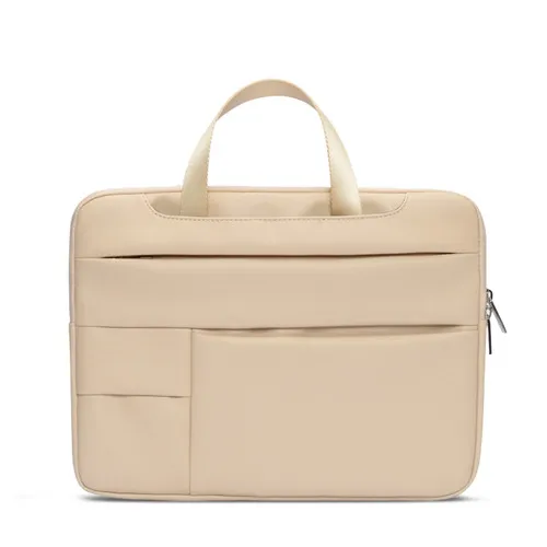 Beige Бренд aigreen сумка для ноутбука 1", 13,3", 1", 15,4", 15," сумка чехол для Macbook Air Pro 13", 1", Прямая поставка AK01 - Цвет: Beige