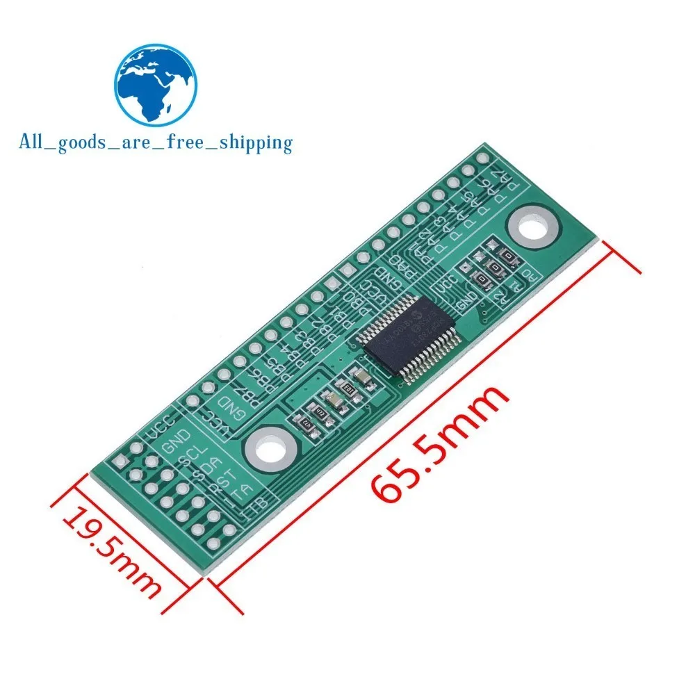 MCP23017 I2C Интерфейс 16bit I/O расширение модуль расширения, штыревая панель доска IIC к гипо конвертер 25mA1 питание электропривода для Arduino и C51