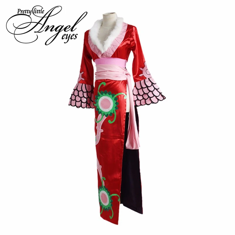 Аниме один кусок Боа Хэнкок костюмы косплей Хэллоуин Вечеринка Cheongsam плащ| |
