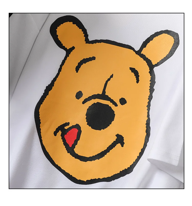 Летние повседневные женские футболки Ulzzang, уличная одежда kawaii, мультяшный принт, футболка в Корейском стиле, Топы Harajuku с коротким рукавом