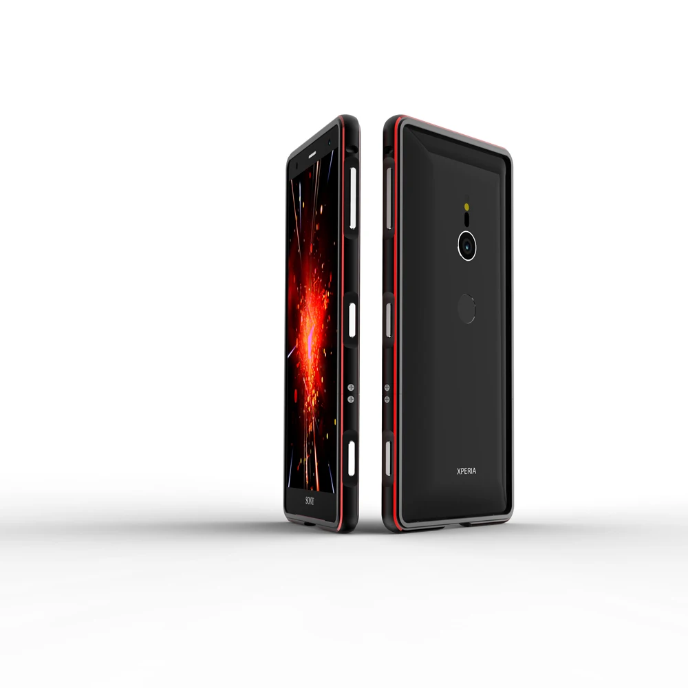 Для sony Xperia XZ3/XZ2 Compact XZ Премиум высокая яркость Алюминиевый металлический бампер чехол