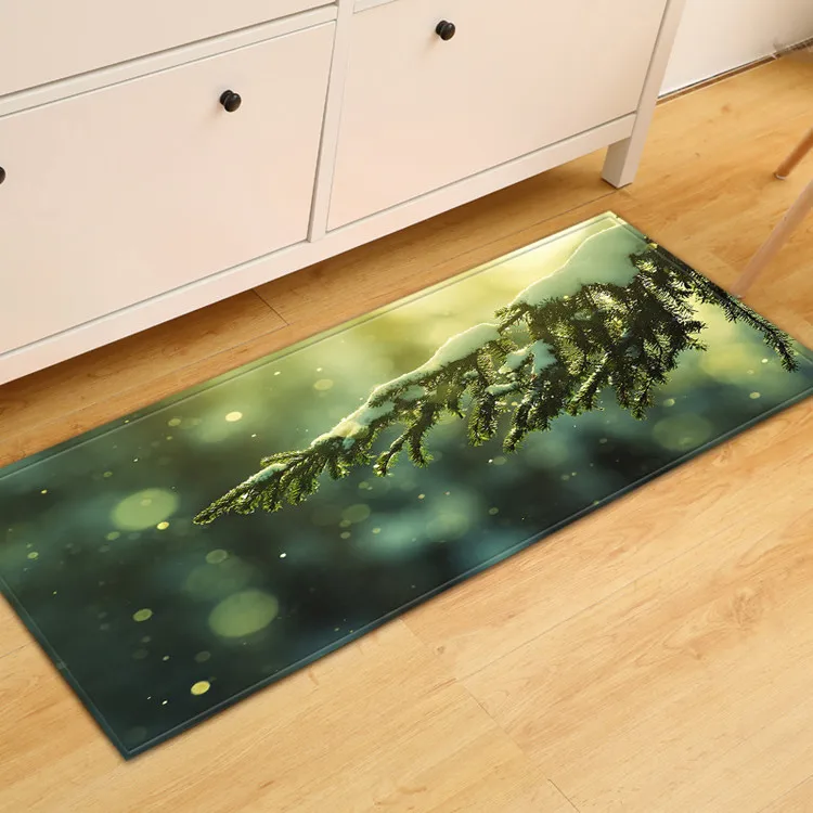 Ночь снежные живописные Tapis салон абсорбент коврик для ванной коврик для Гостиная Спальня ковровое покрытие Tapete Infantil