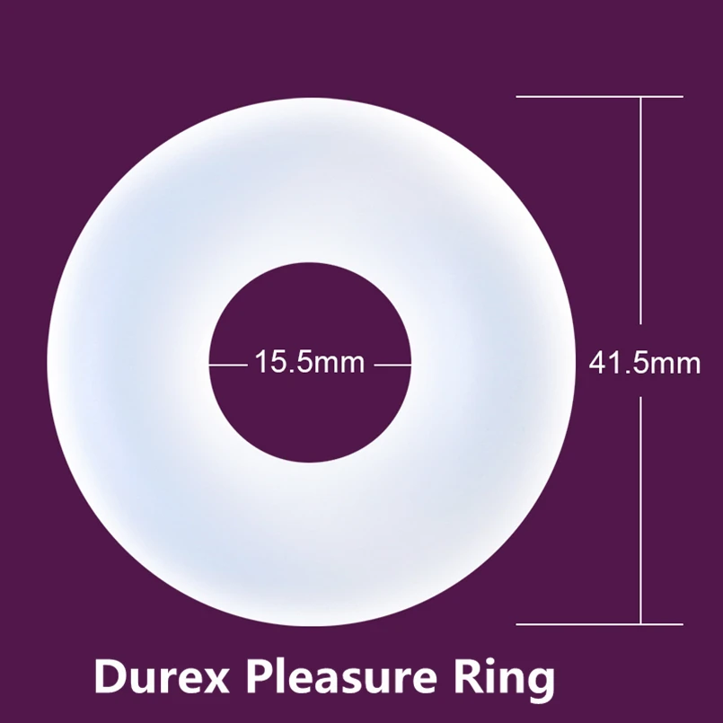 Вибратор Durex 3 в 1 кольцо для стимуляции клитора и эякуляции увеличения задержки