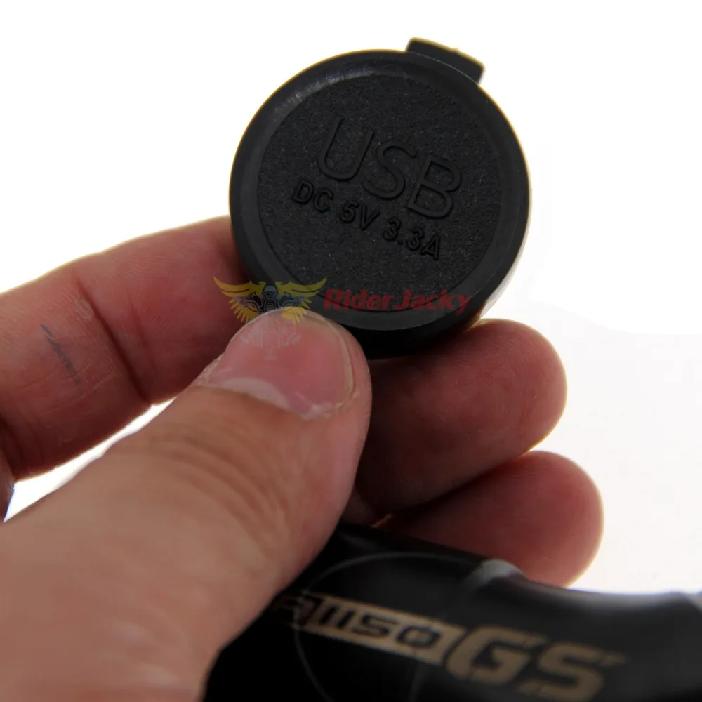 Регулируемое зарядное устройство с двумя портами USB для мотоциклов адаптер BMW
