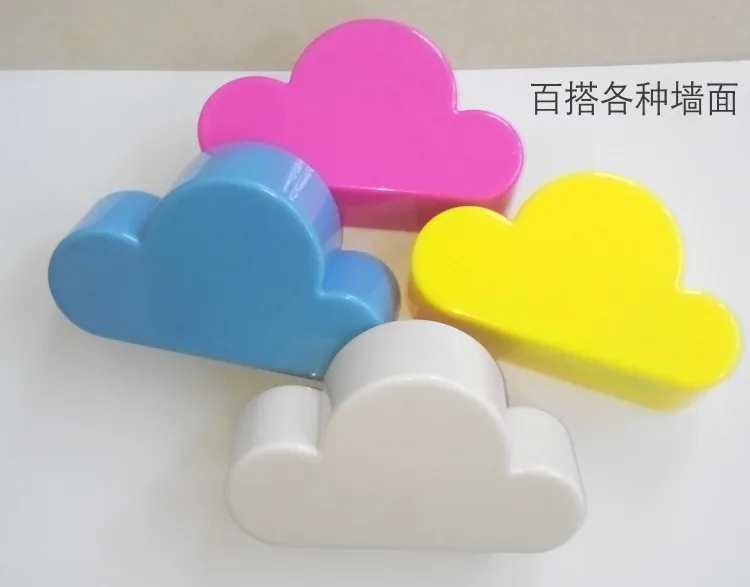 Крутой белый Креативный Новый магнитный держатель для ключей в форме облака