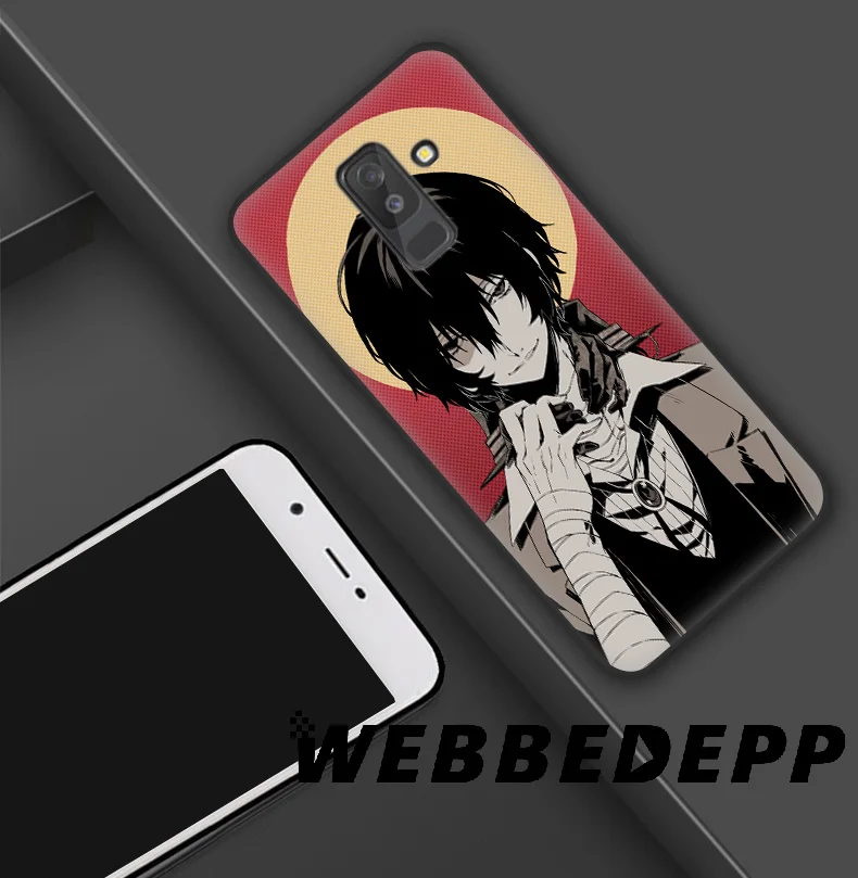WEBBEDEPP Bungou Stray Dogs Anime Soft Silicone Case for Samsung Galaxy A9 A8 A7 A6 Plus 2018 A5 A3 2017 2016 Note 9 8 |