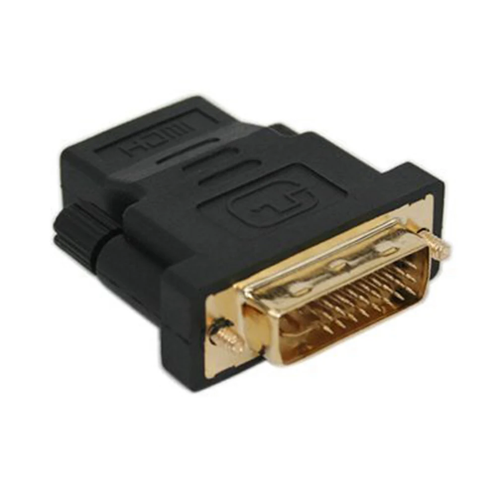 2015 горячая DVI-I адаптер с двойным соединением 24 + 5 папа на HDMI Женский | Обустройство