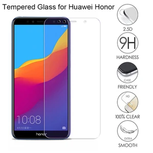Защитное стекло для huawei Honor 7C, 7A, 10i lite, 9x, 8A, 8X, 20 Pro, p10 lite, p20, p30 lite, 2 шт.