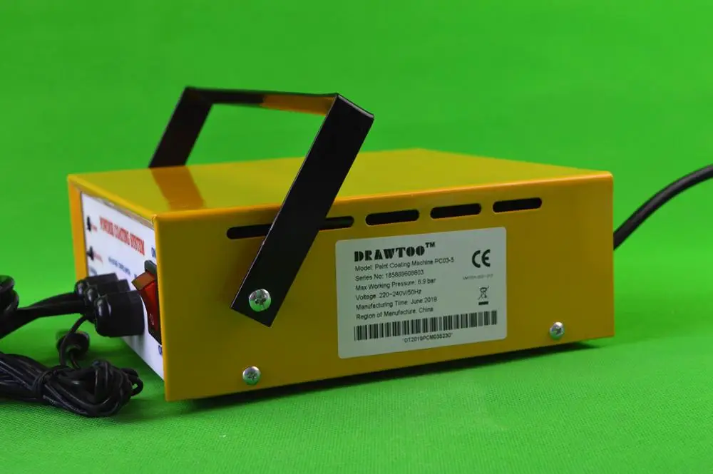 Портативный электростатическое порошковое покрытие системы PC03-5 110 V/220-240 V CE