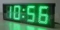 Фото 5 дюймов 4 цифры зеленый цвет часов и минут светодиодные часы (HST4-5G) №2