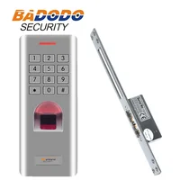 Waterproof keypad fingerprint reader Door Gate Lock Electric Strike Fail safe/Fail secure adjustable for access control