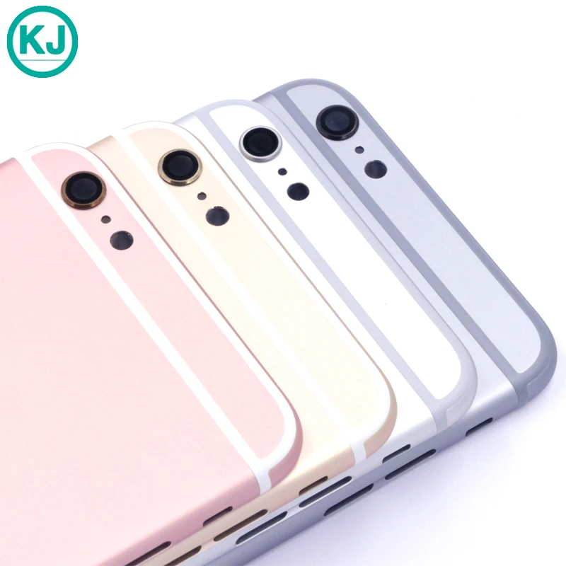 Для iPhone 6 6S Plus 6P 6SP крышка батареи задняя дверь средняя рамка Шасси Металлический полный корпус+ гибкий кабель